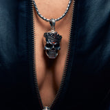 Skull Crowned / Sterling Silver