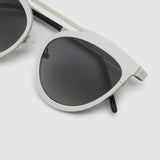 ANOKHI Metallic White / Polarised