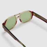 The DON Deep Red on Smoke / Sage