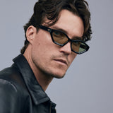 FRANKY Black + Green / Sage