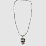 Skull Crowned / Sterling Silver