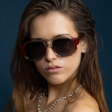 The DON Deep Red on Smoke / Polarised