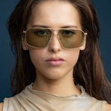 FONDA Brushed Gold / Sage