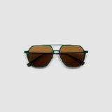 WILDER Metallic Green / Polarised Brown
