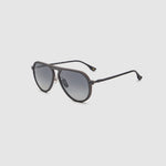 TRIBU Carbon 1.0 black carbon fibre square aviator sunglasses – side view