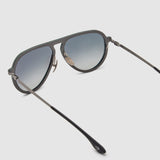 TRIBU Carbon 1.0 gun carbon fibre aviator sunglasses – detailed view