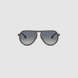 TRIBU Carbon 1.0 gun carbon fibre aviator sunglasses – front view