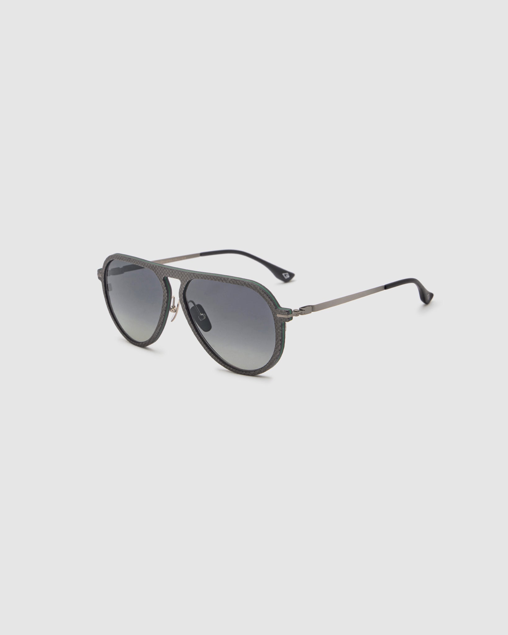 TRIBU Carbon 1.0 gun carbon fibre aviator sunglasses – side view