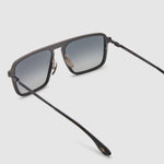 TRIBU Carbon 2.0 black carbon fibre square aviator sunglasses – detailed view