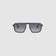 TRIBU Carbon 2.0 black carbon fibre square aviator sunglasses – front view