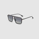 TRIBU Carbon 2.0 black carbon fibre square aviator sunglasses – side view