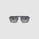 TRIBU Carbon 2.0 gun carbon fibre square aviator sunglasses – front view
