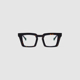 Aya Optical by Tribu Eyewear — Tortoiseshell optical frame, front view studio lighting. 