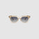 Brutal 1.0 Sunglasses, Champagne crystal acetate, grey gradient lens front view