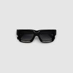 Brutal 3.0 Polarised Sunglasses by Tribu Eyewear — Black square frame, flat view light grey background.