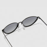 TRIBU Nardi Black cat-eye sunglasses - detailed view 