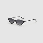 TRIBU Nardi Black cat-eye sunglasses - side view
