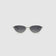 TRIBU Nardi baby blue and silver cat-eye sunglasses – front view
