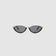 TRIBU Nardi black and gold cat-eye sunglasses – front view