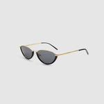 TRIBU Nardi black and gold cat-eye sunglasses – side view