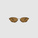 TRIBU Nardi tort and silver cat-eye sunglasses – front view