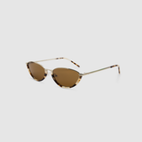 TRIBU Nardi tort and silver cat-eye sunglasses – side view