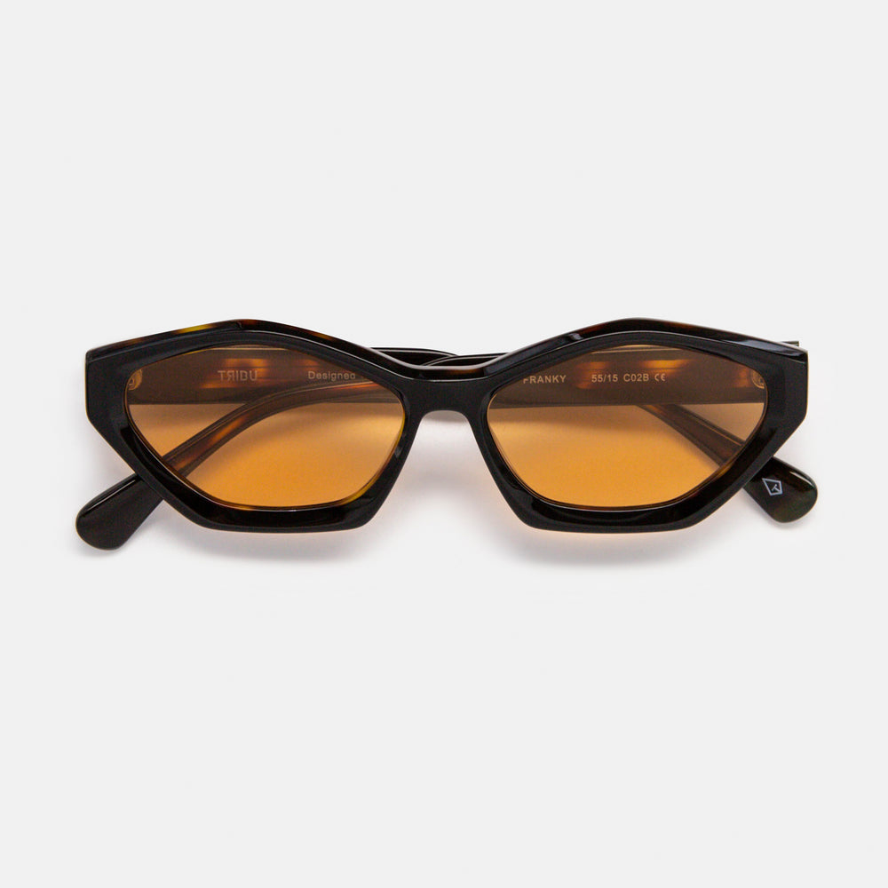 Black with Tort back / Orange tint lens